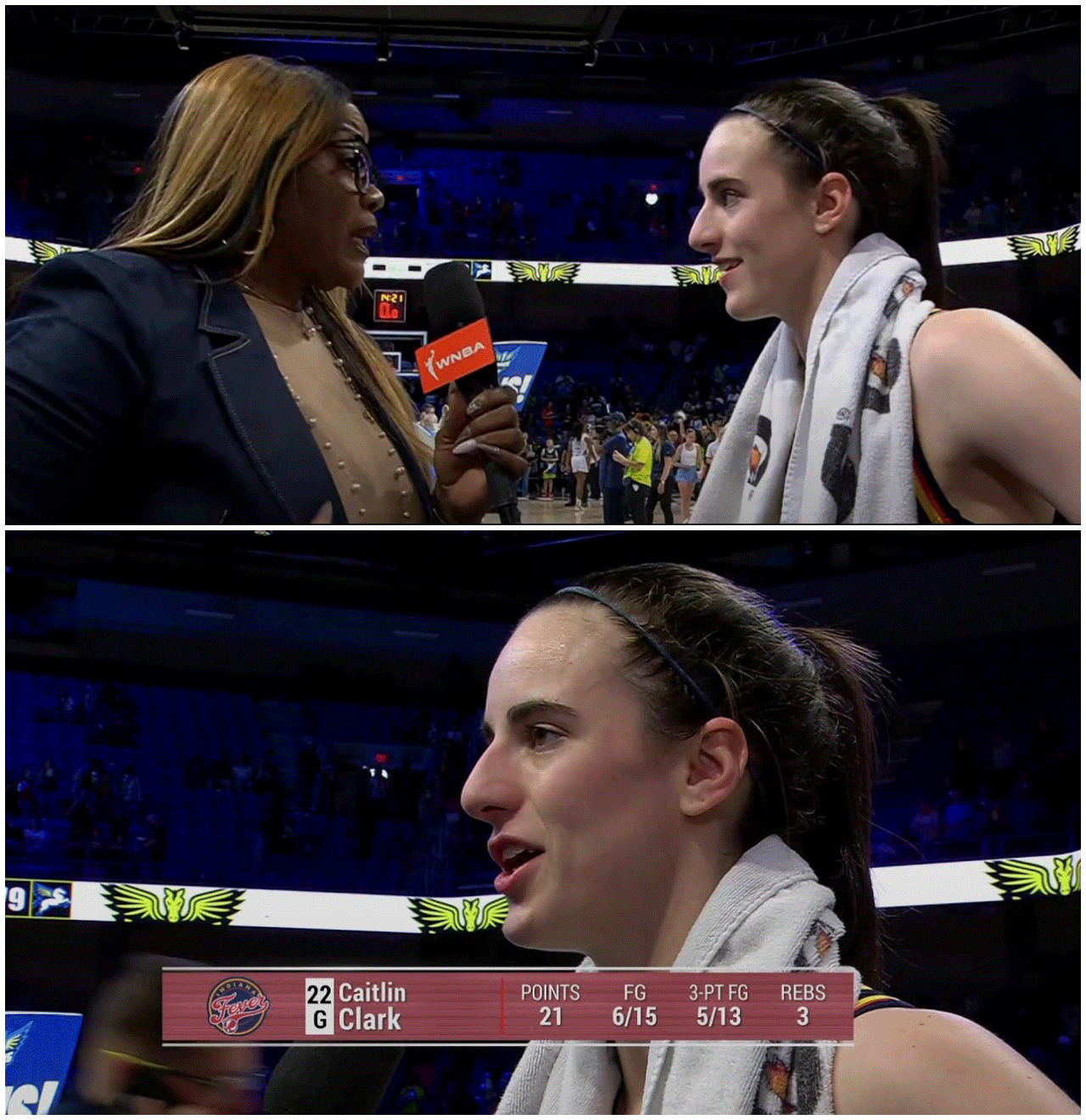 WATCH Caitlin Clark S Interview Following The Indiana Fever S WNBA