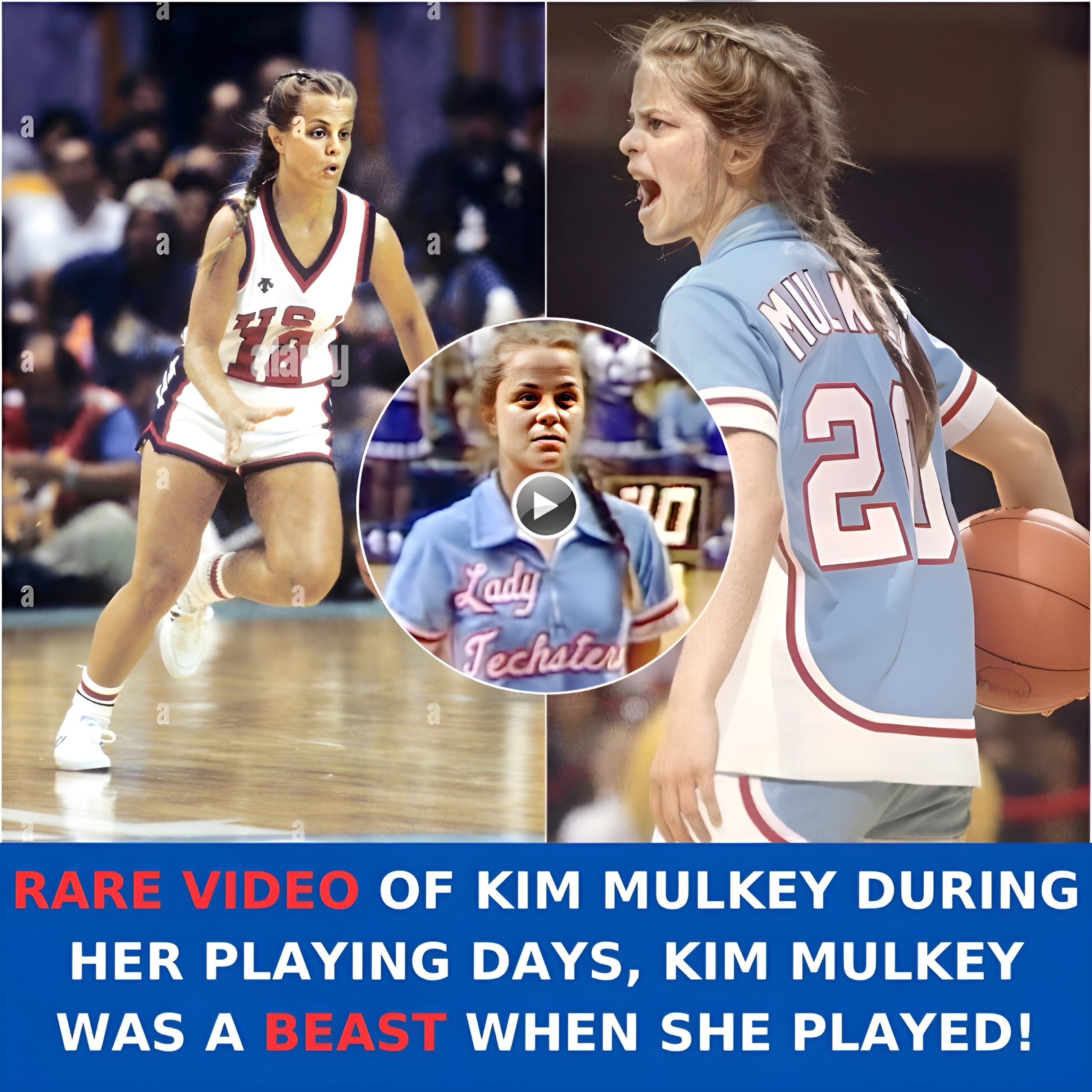 Rare Video Of Kim Mulkey During Her Playing Days See Her Speed Her Agility And Quick Decision