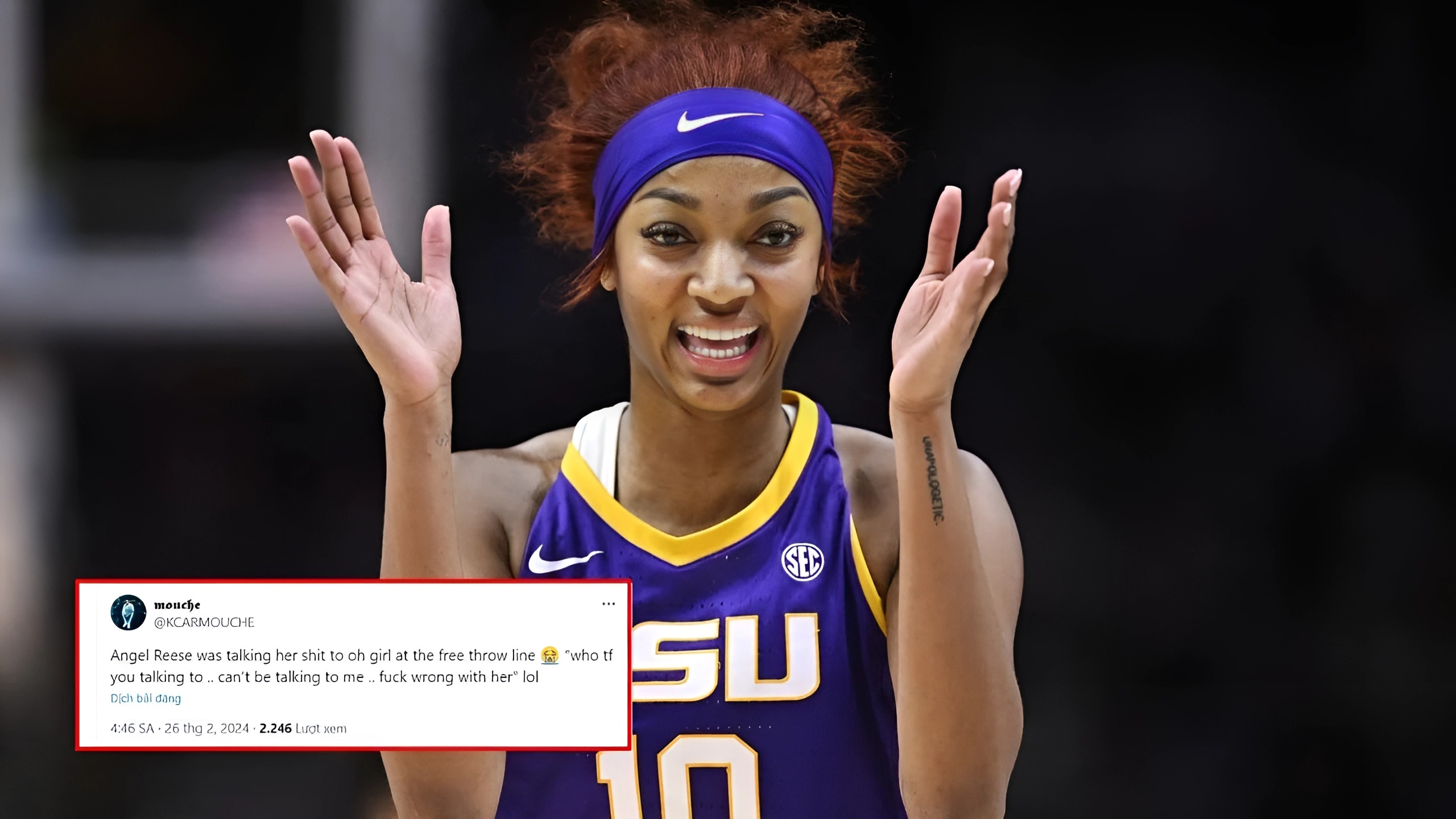 Angel Reese humiliates Tennessee player after LSU win with arrogant ...