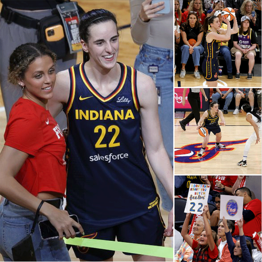 Check out the scenes from Caitlin Clark's home debut with the WNBA's ...