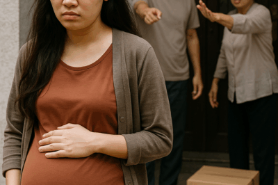 Tôi bị nhà chồng đu/ổi đi lúc đang b;ầ/u 8 tháng, 5 năm sau cả nhà họ phải ân h/ận