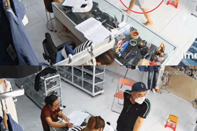 Xuất hiện cờ nhíp Bùi Đình Khánh thản nhiên đi mua quần áo ở Phú Thọ