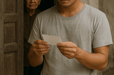 Hùng quay lại, định rời đi, thì ánh đèn pin lia qua góc phòng