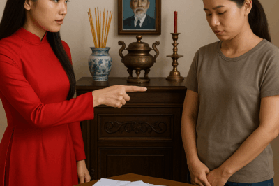 Sáng mùng Một Tết, như mọi năm, cả nhà quây quần trước bàn thờ tổ tiên để thắp hương và mừng tuổi