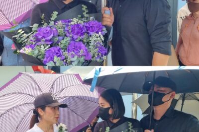 Lê Phương xuất hiện trong lễ thủy táng của Quý Bình