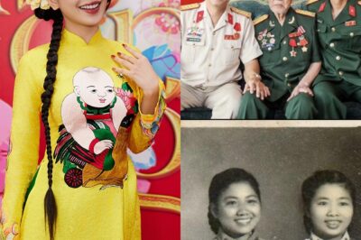 Thế hệ trong gia đình Chi Pu đều khoác lên mình màu áo lính