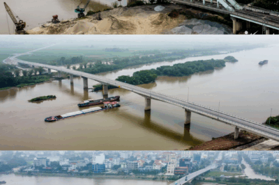 Toàn cảnh những cây cầu vượt sông ‘phá thế’ chia cắt Nam Định và Ninh Bình