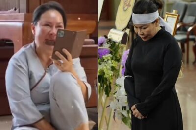 Vợ Quý Bình chỉ biết cúi đầu khi nghe được bản ghi âm của chồng
