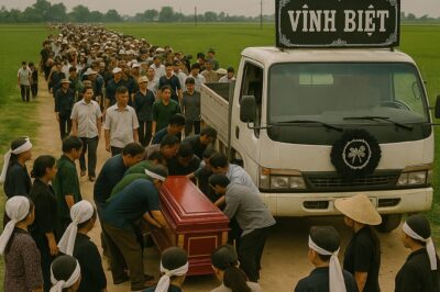 Tài xế xe ta/;ng tái mặt dừng xe gấp, người nhà xúm vào mở nắp ra thì phát hiện trong qu;/an tà//i