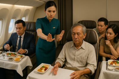 Ông lão ăn mặc giản dị bị t/ừ ch/ối suất ăn trên máy bay, sau khi hạ cánh ông s/a th/ải toàn bộ phi hành đoàn