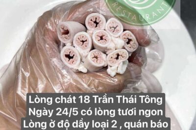 Lòng chát quán bán lại lòng xe điếu, nói thế nào về nguồn gốc thực sự