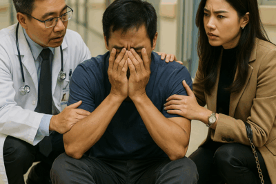 Tại bệnh viện, tôi thấy Tuấn nằm trên giường, mặt trắng bệch, bên cạnh là Linh – giờ đã mang thai 6 tháng