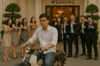 Tỷ phú đi xe số dự đám cưới người yêu cũ bị s///ỉnh///ục, 10 phút sau cả đám im bặt khi biết danh tính