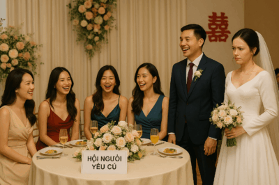 Tôi t/ức đến bố/c h/ỏa khi biết những người ngồi bàn tiệc đó là ai