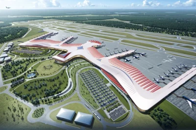 Diện mạo sân bay Phú Quốc hình cánh chim phượng hoàng trong tương lai