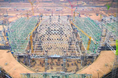 Siêu sân bay 16 tỷ USD lớn nhất Việt Nam sở hữu mái thép kết cấu phức tạp nhất cả nước, rộng gấp 3 lần sân bóng FIFA