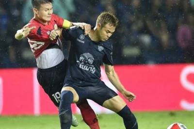Quang Hải bức xúc trọng tài sau trận CAHN vs Buriram, nói 1 câu cay đắng trên sóng truyền hình