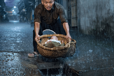 Ông lão câ///m nhặt đứa trẻ bị v//ứt ở cống thoát nước về nuôi, 20 năm sau cô đã cíu ông một m//ạng