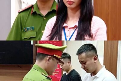 Hoa hậu Thuỳ Tiên tại cơ quan điều tra