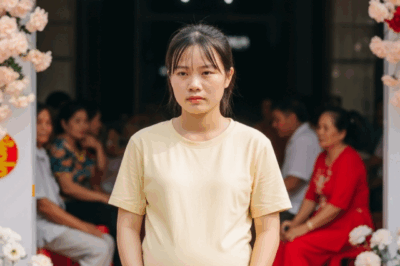 Ngày lên đường, Hương hồi hộp, bụng đã lấp ló dưới áo rộng