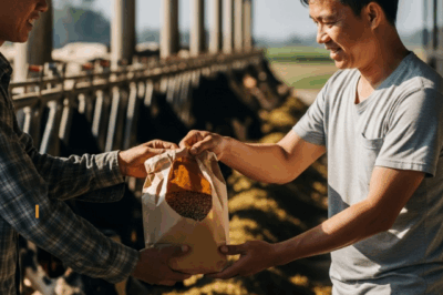 Kỳ diệu thay, chỉ sau vài tuần, những con bò ăn cỏ mới bắt đầu cho năng suất vượt trội