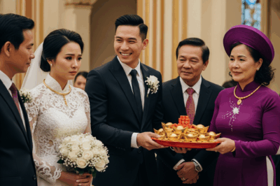 Nhà trai lên trao 30 cây vàng nhưng chỉ trao cho chú rể, nói: “Giữ đi, đừng để vợ lấy”