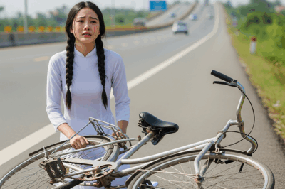 Nữ sinh đi thi tốt nghiệp bất ngờ bị h/ỏng xe giữa đường, đúng lúc không biết phải làm sao thì cứu tinh của đời cô xuất hiện