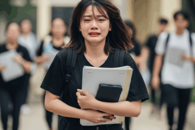 Trước khi đi, ông đã ôm Linh, cười hiền: “Bố sẽ về kịp để đưa con đi thi, đừng lo. Con gái bố phải đỗ thủ khoa chứ!”