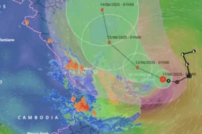 Áp thấp nhiệt đới có thể mạnh thành bão cấp 10, giật cấp 13, DI CHUYỂN THEO HƯỚNG NÀO?