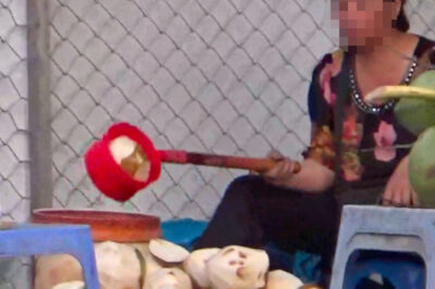 Cận cảnh công nghệ “tắm dừa” bằng thuốc tẩy toilet và thứ h-0-a c-ch-at ki//nh khu–ng này, người làm ra còn không dám uống