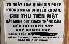 Truy cứu các cửa hàng không nhận chuyển khoản để “né thuế”