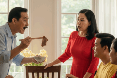 Mỗi lần ông nói, giọng ông lạnh lùng, sắ//c như d//ao, còn bà Lan chỉ cúi đầu, lặng lẽ làm việc nhà, không một lời đáp trả.