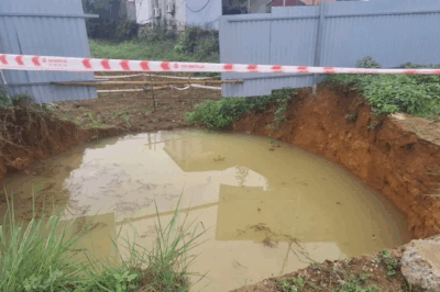 Đã cho người đu dây xuống hổ tuthan ở Bắc Cạn: Tung tích về người mattich dựa trên vế dầu loang