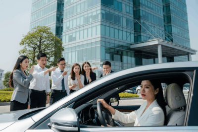 Cô gái đi ô tô đi làm, bất ngờ bị đồng nghiệp gán cho mác ‘bó/ng hồ/ng của đ/ại g/ia’, cô đáp trả một câu khiến cả công ty cho/áng vá/ng