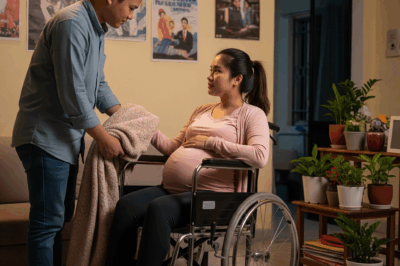 Phương bây giờ là người đàn ông của những cử chỉ tỉ mỉ: sáng lau người cho vợ, trưa bón từng thìa cháo, tối thay t-ã l-ót, kể chuyện trước giờ ngủ