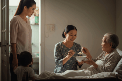 Lan, người mà Nam từng yêu say đắm trước khi gặp cô, giờ đây đang ở đây, trong chính ngôi nhà này, làm những việc mà lẽ ra là trách nhiệm của cô