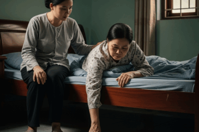 Cả nhà gật gù, và thế là chồng tôi, người con út, cùng tôi bị đẩy vào vai trò chính chăm sóc mẹ chồng