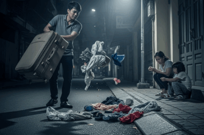 Chồng ngoaitinh 3 năm mà tôi không hề hau biết, khi bị phát hiện hắn lôi sềnh sệch chiếc va ly cũ sờn hất hết đồđạc rồi đu::;ổi mẹ con tôi ra khỏi nhà